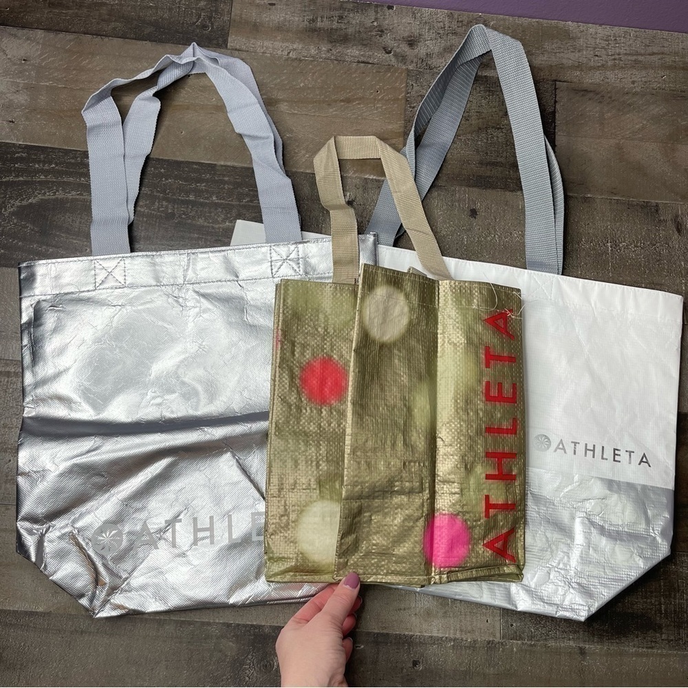 Athleta Reuse-able Multi-size Tote Bundle